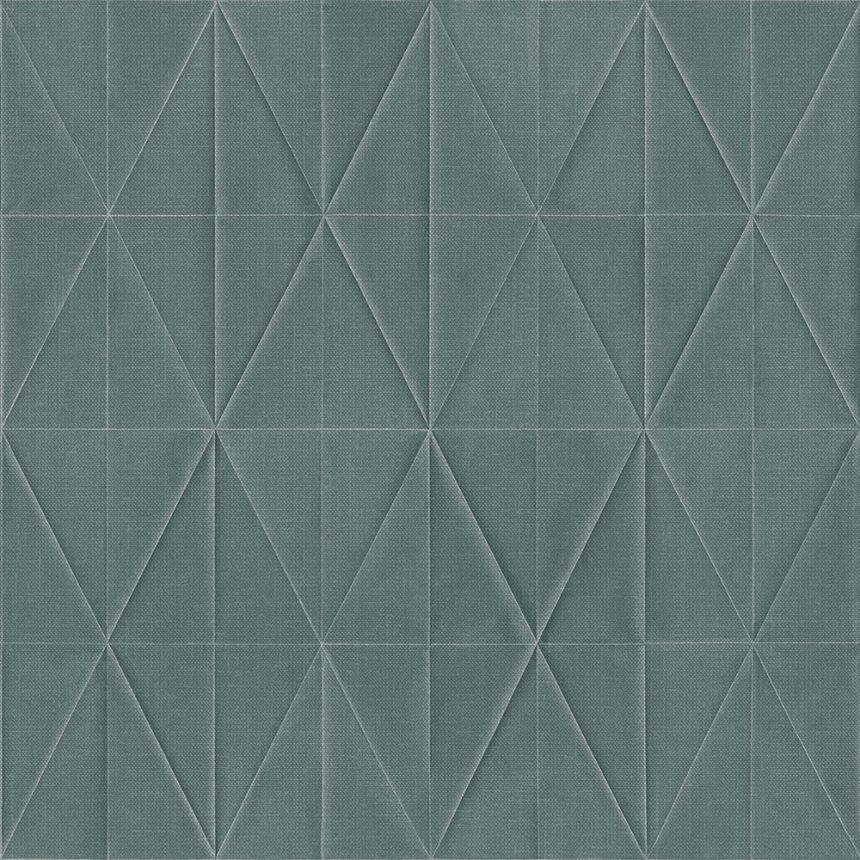 Non-woven, geometric pattern wallpaper, origami 148712, Blush, Esta Home