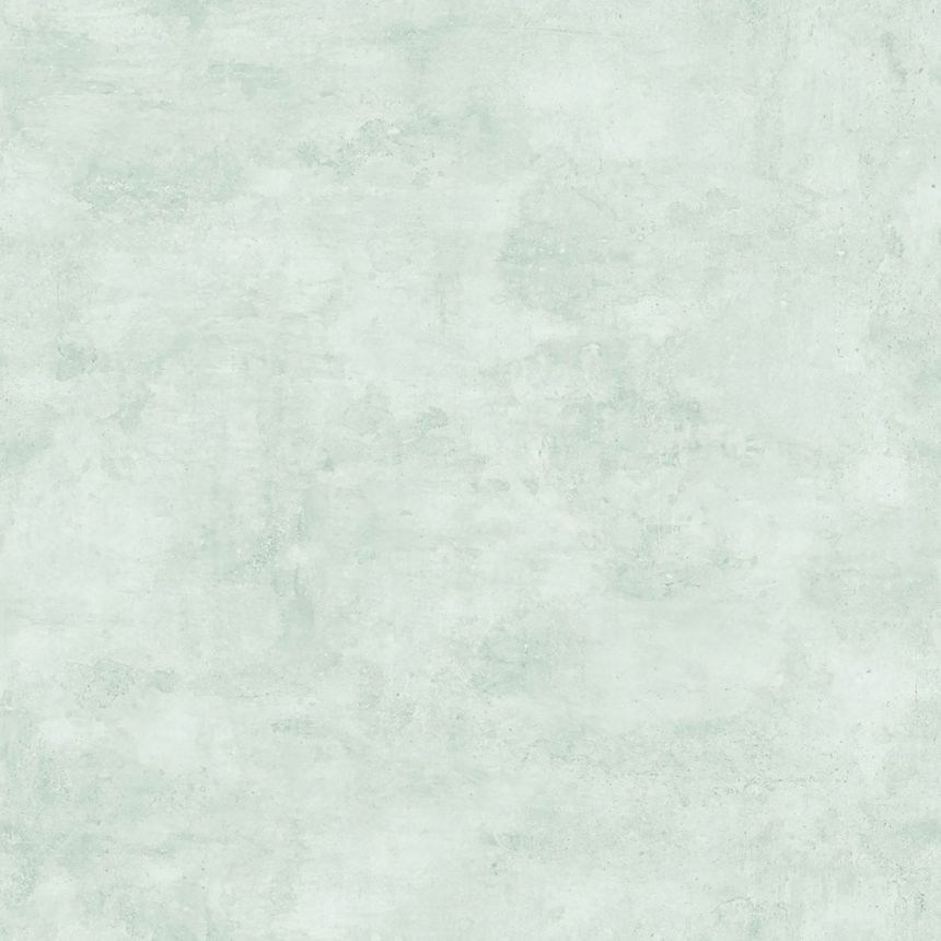 Green non-woven plaster effect wallpaper 138905, Paradise, Esta