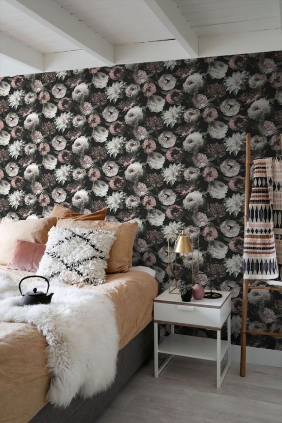 Romantic non-woven floral wallpaper for bedroom 139169, Paradise, Esta Home