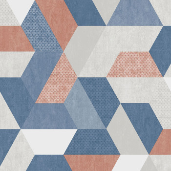 Non-woven washable geometric pattern wallpaper M50910, Loft, Ugépa