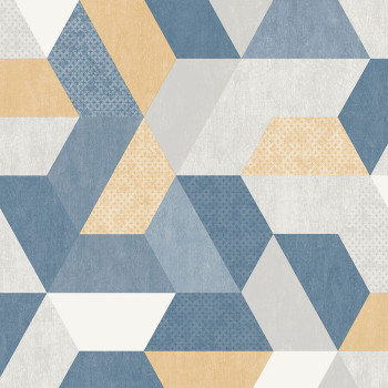 Non-woven washable geometric pattern wallpaper M50902, Loft, Ugépa