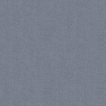 Non-woven wallpaper - grey-blue fabric imitation - M55101 - Structures, Ugépa