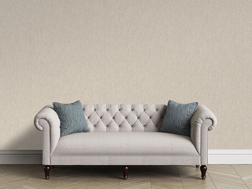 Non-woven wallpaper - imitation gray fabric - M55317 - Structures, Ugépa