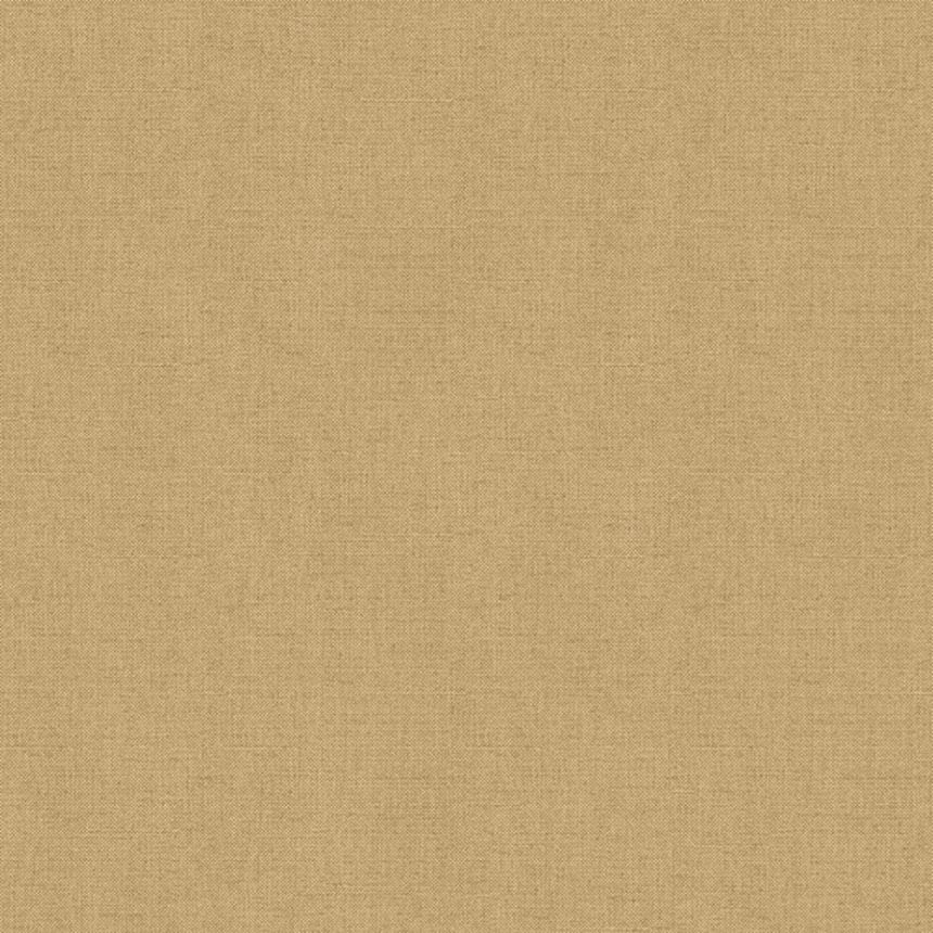 Non-woven wallpaper - ocher fabric imitation - M55102 - Structures, Ugépa