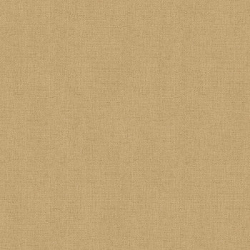 Non-woven wallpaper - ocher fabric imitation - M55102 - Structures, Ugépa