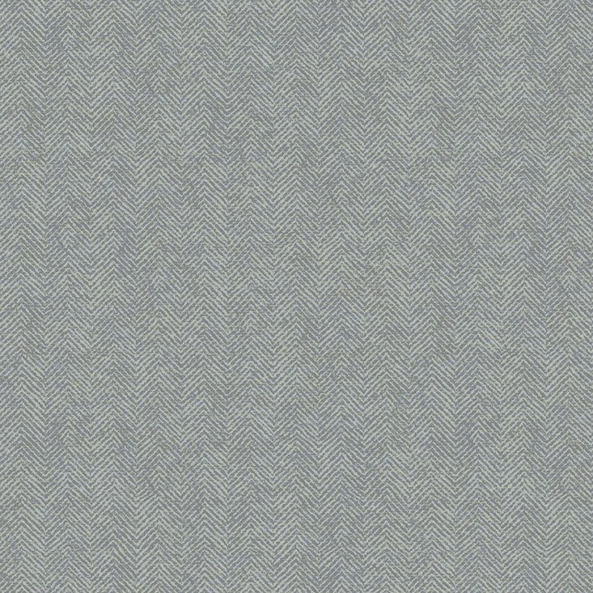 Non-woven wallpaper imitation fabric, herringbone pattern 347667, Natural Fabrics, Origin