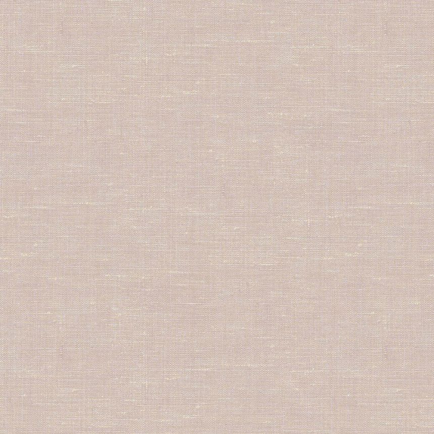 Non-woven wallpaper, imitation fabric pink melange 347637, Natural Fabrics, Origin