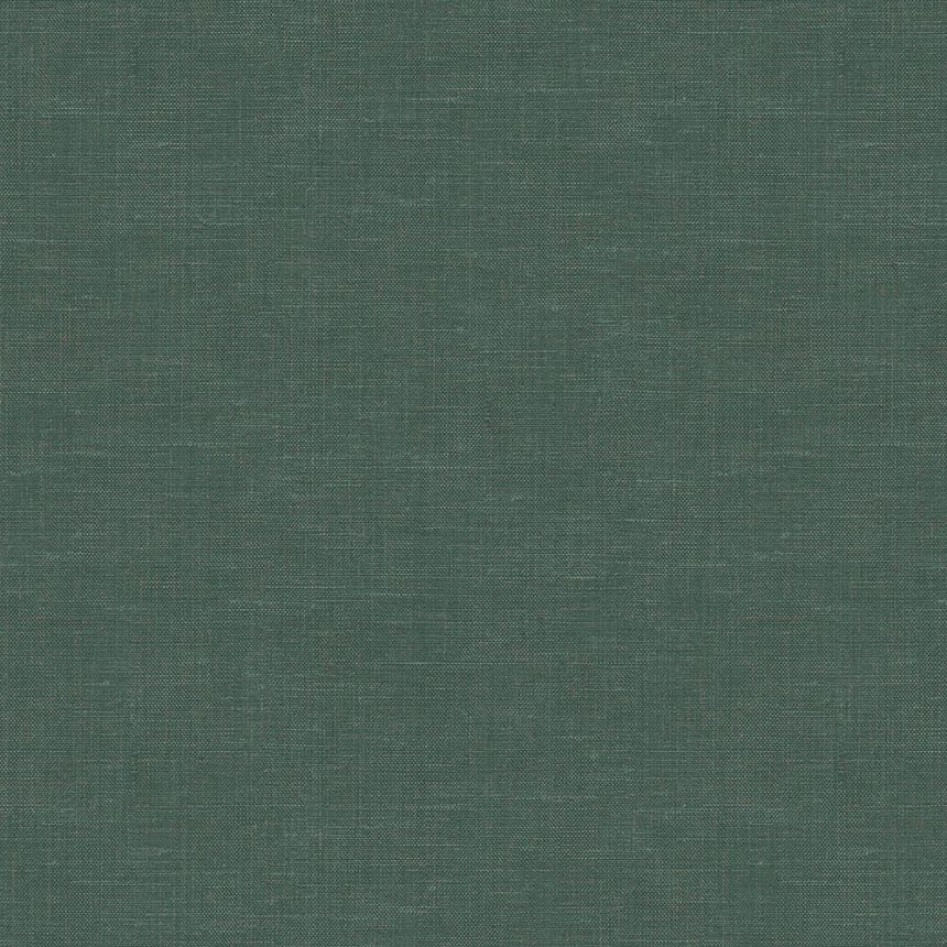 Non-woven wallpaper, imitation fabric green melange 347636, Natural Fabrics, Origin