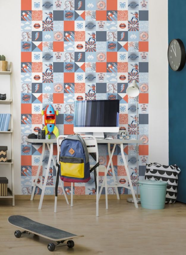 Non-woven collage wallpaper for teenagers M53210, My Kingdom, Ugépa