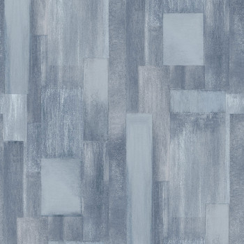 Non-woven blue-gray geometric pattern wallpaper M46901, Arty, Ugépa
