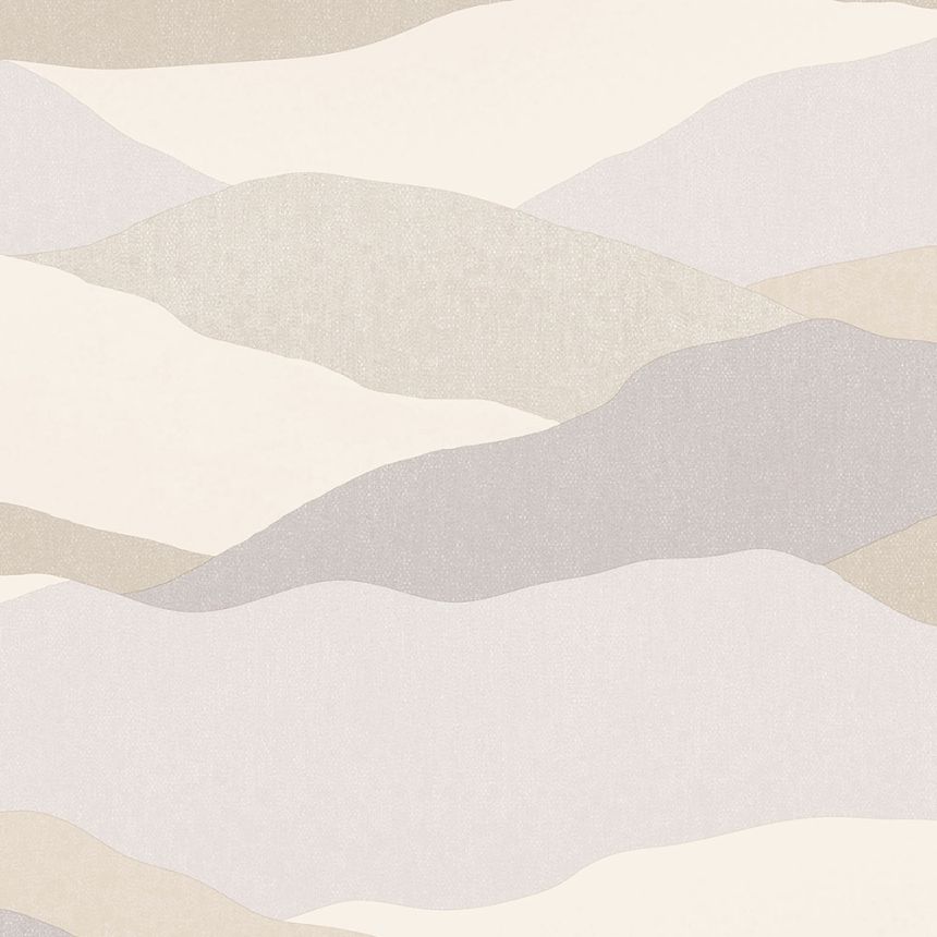 Non-woven graphic wallpaper - ripples, mountains M45109, Arty, Ugépa