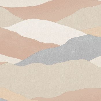 Non-woven graphic wallpaper - ripples, mountains M45105, Arty, Ugépa