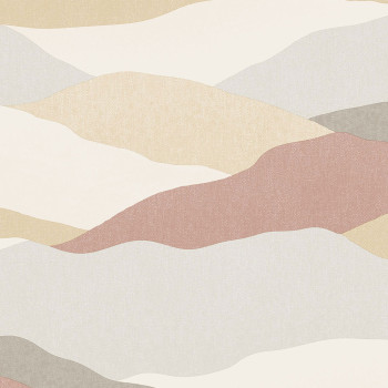 Non-woven graphic wallpaper - ripples, mountains M45102, Arty, Ugépa