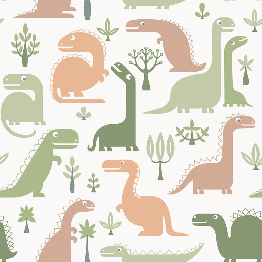 Non-woven children's wallpaper Dinosaurs LL-10-12-8, Jack´N Rose 2024 , Grandeco