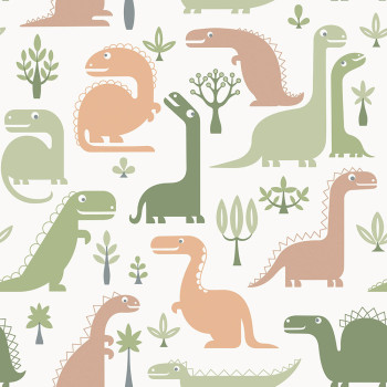 Non-woven children's wallpaper Dinosaurs LL-10-02-1, Jack´N Rose 2024 ,  Grandeco | Wallpapers Vavex • More than 12000 designs • Wall murals |  