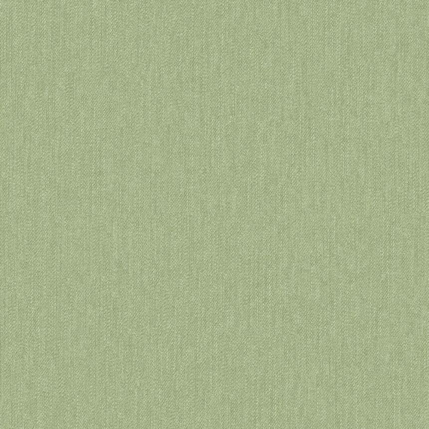 Green monochrome wallpaper, fabric look JR1212, Jack´N Rose 2024, Grandeco