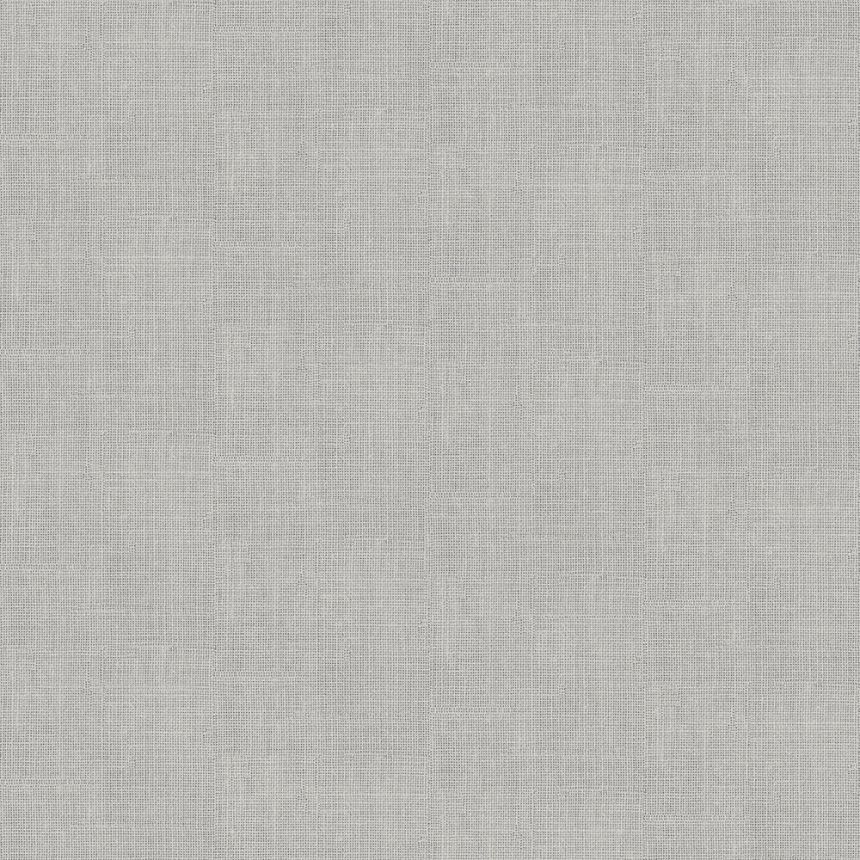 White-gray non-woven wallpaper, fabric imitation L90819, Couleurs 2, Ugépa