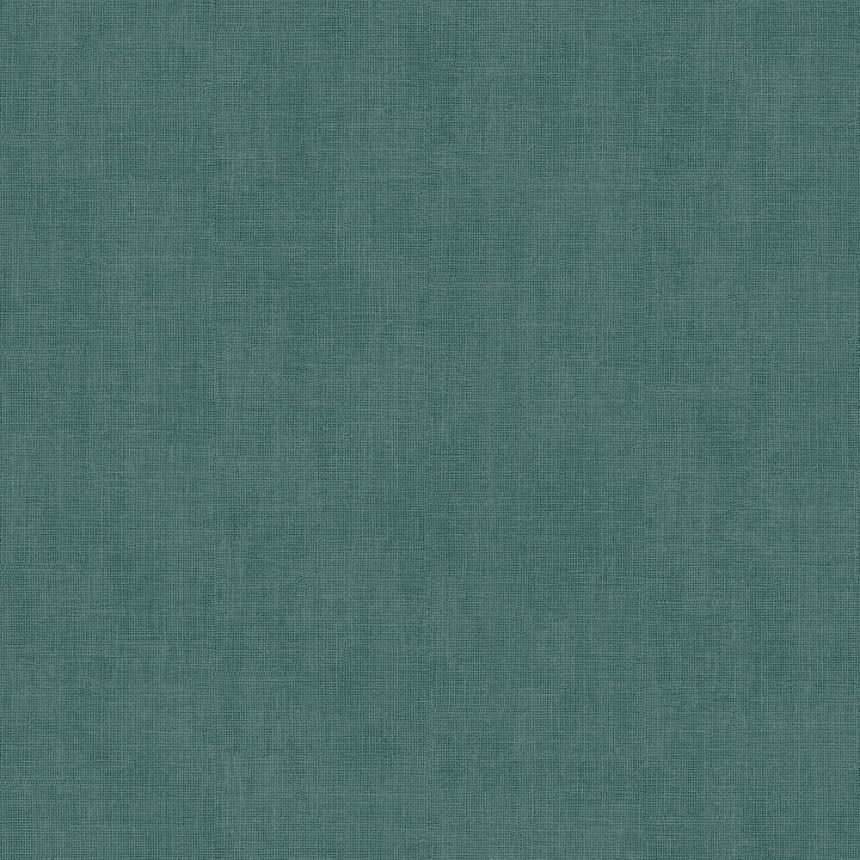 Turquoise non-woven wallpaper, fabric imitation L90811, Couleurs 2, Ugépa