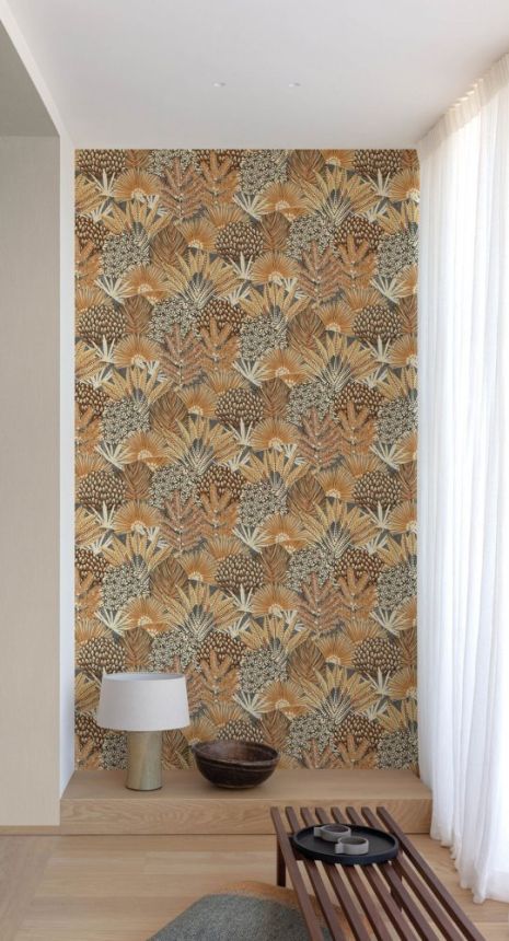 Non-woven wallpaper, leaves, flowersy MU3309 Muse, Grandeco