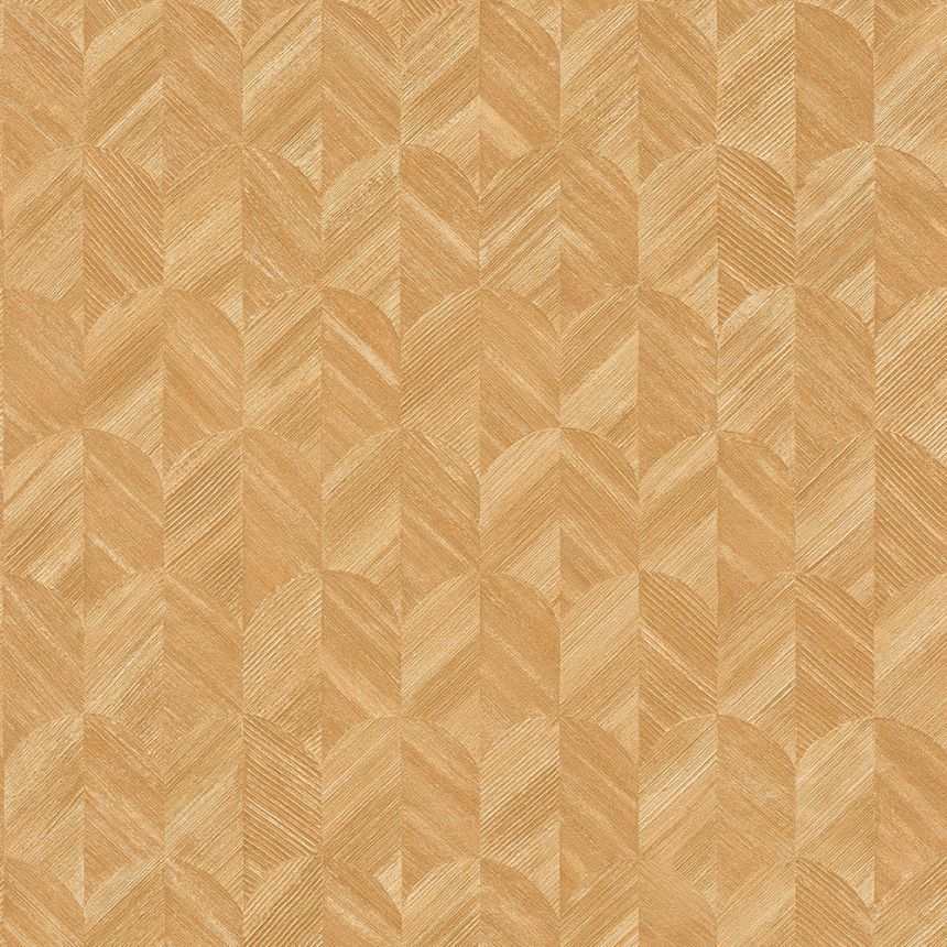 Geometric pattern wallpaper ocher MU3210 Muse, Grandeco