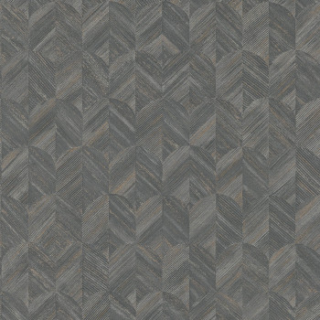 Geometric pattern wallpaper gray MU3207 Muse, Grandeco