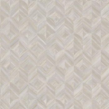 Geometric pattern wallpaper beige-gray MU3204 Muse, Grandeco