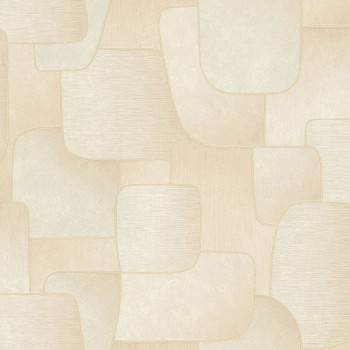Geometric pattern wallpaper beige MU3103 Muse, Grandeco