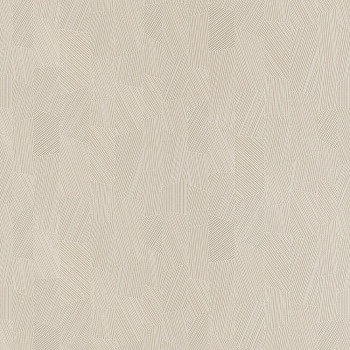 Geometric pattern wallpaper, beige with metallic reflections MU3013 Muse, Grandeco