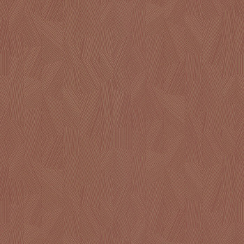Geometric pattern wallpaper copper with metallic reflections MU3009 Muse, Grandeco