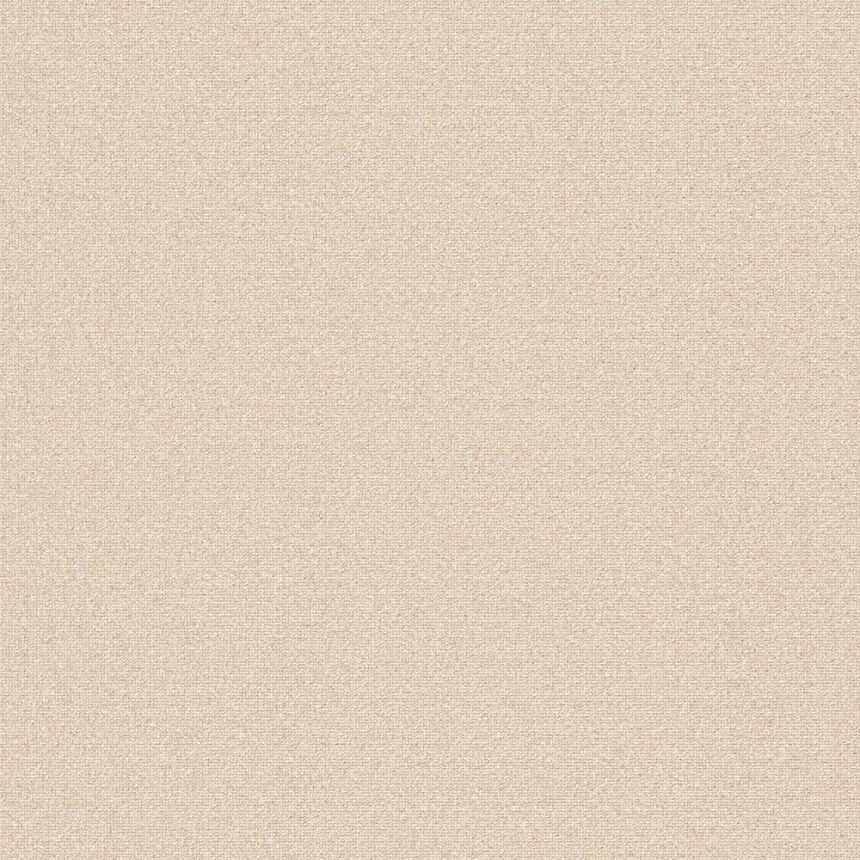 Beige non-woven wallpaper with a textile structure MU1213 Muse, Grandeco