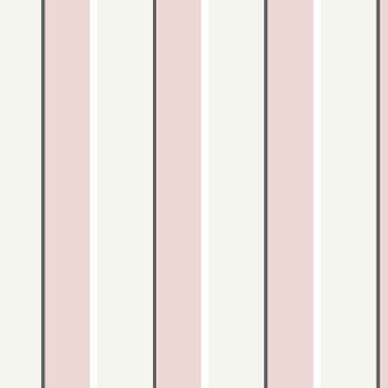 Pink non-woven stripes wallpaper 6508-4, Batabasta, ICH Wallcoverings