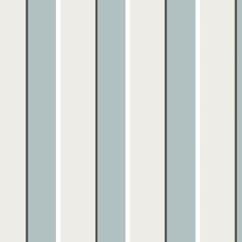 Blue-cream non-woven stripes wallpaper 6508-1, Batabasta, ICH Wallcoverings