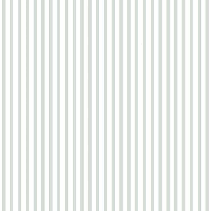 Gray-white non-woven stripes wallpaper 7009-1, Noa, ICH Wallcoverings
