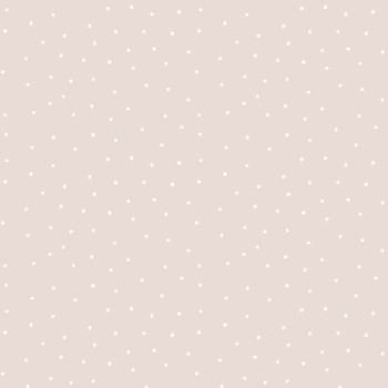 Pink non-woven wallpaper with white dots 7007-3, Noa, ICH Wallcoverings