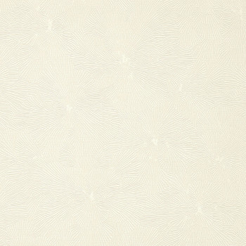 White non-woven wallpaper with a vinyl surface, Flowers 32001, Textilia, Limonta