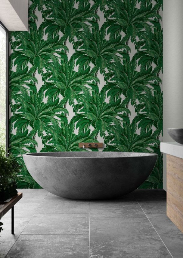 Non-woven wallpaper palm leaves 112020, Genesis, Graham & Brown