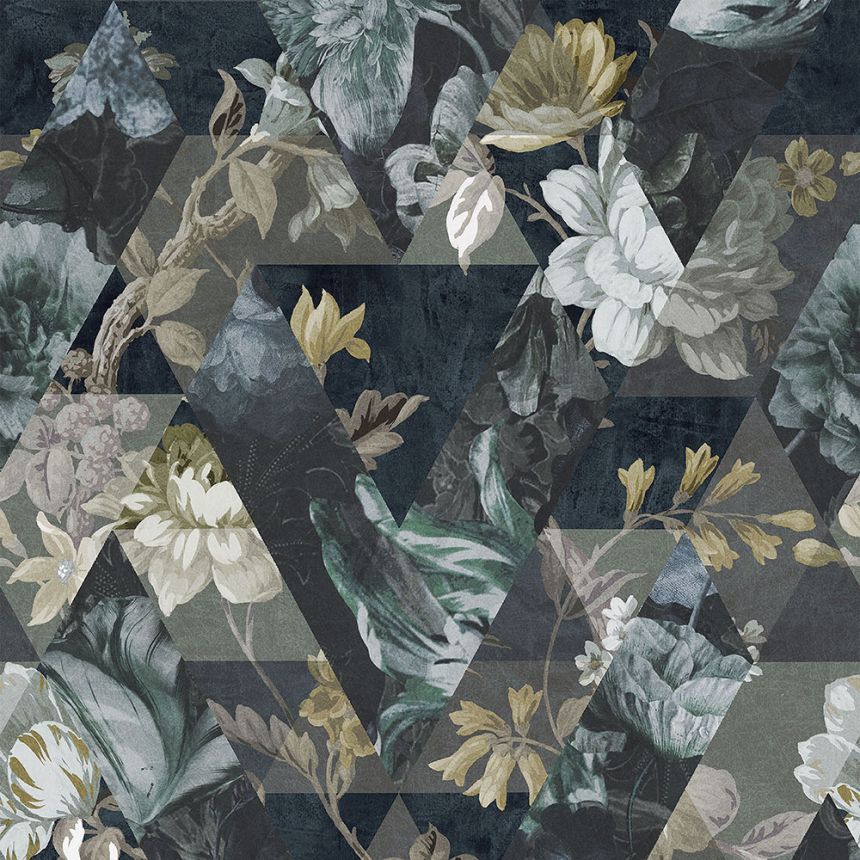 Floral non-woven wallpaper 112277, Pioneer, Graham & Brown
