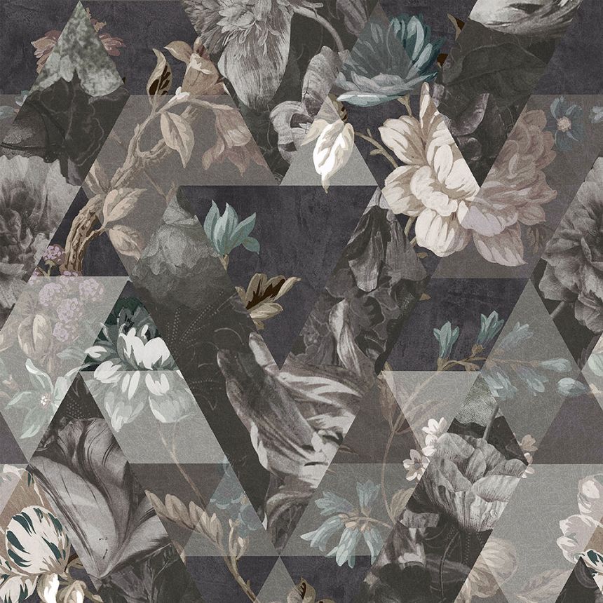 Floral non-woven wallpaper 112278, Pioneer, Graham & Brown