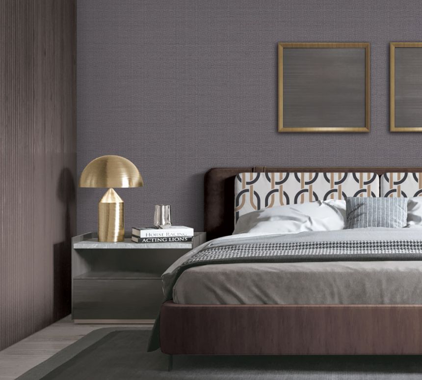 Luxury gray-green geometric pattern wallpaper GR322504, Grace, Design ID
