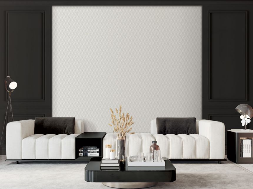 Luxury gray-blue non-woven 3D wallpape GR322307, Grace, Design ID