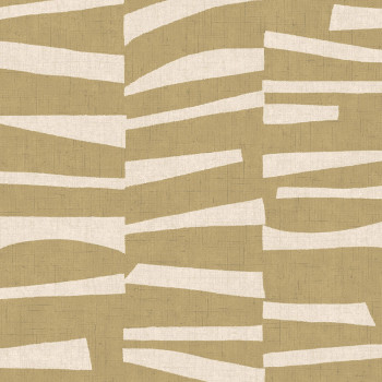 Ocher retro geometric pattern wallpaper 318024, Twist, Eijffinger