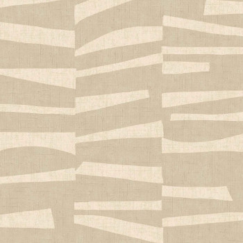 Beige retro geometric pattern wallpaper 318020, Twist, Eijffinger