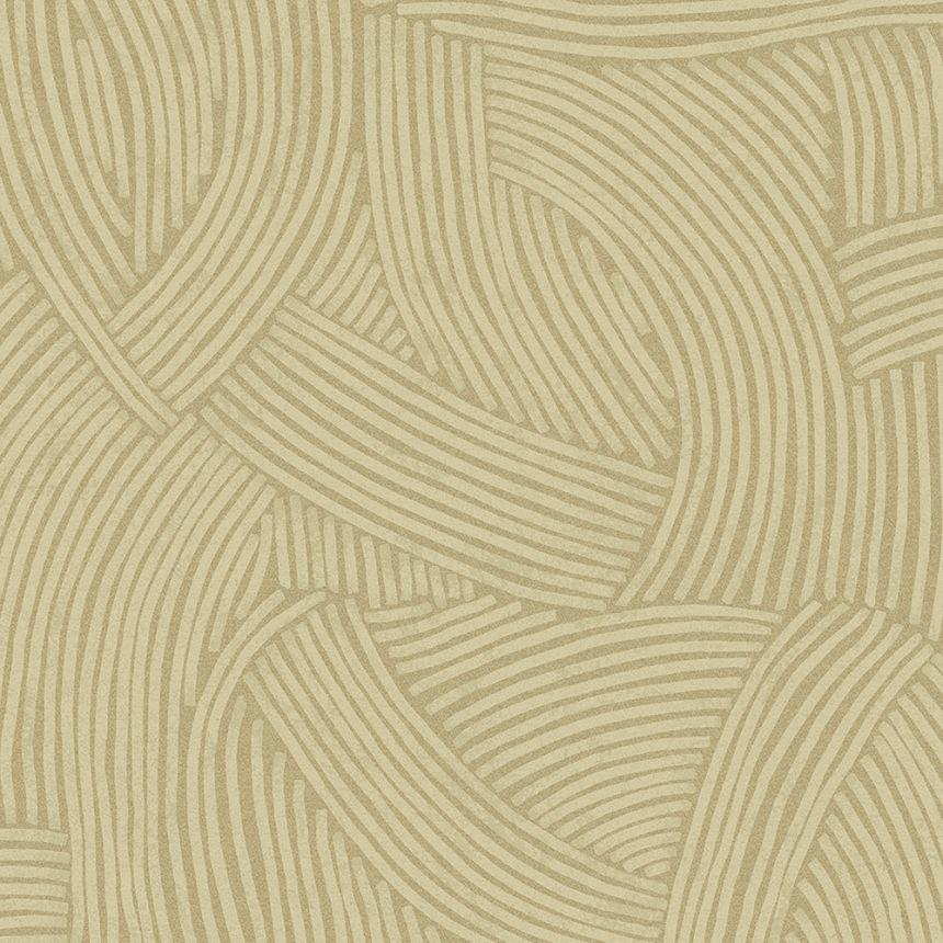 Brown wallpaper with graphic ethno pattern 318012, Twist, Eijffinger