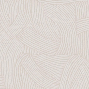 Cream wallpaper with graphic ethno pattern 318010, Twist, Eijffinger