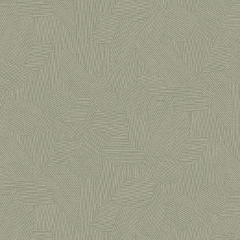 Green wallpaper with graphic ethno pattern 318007, Twist, Eijffinger