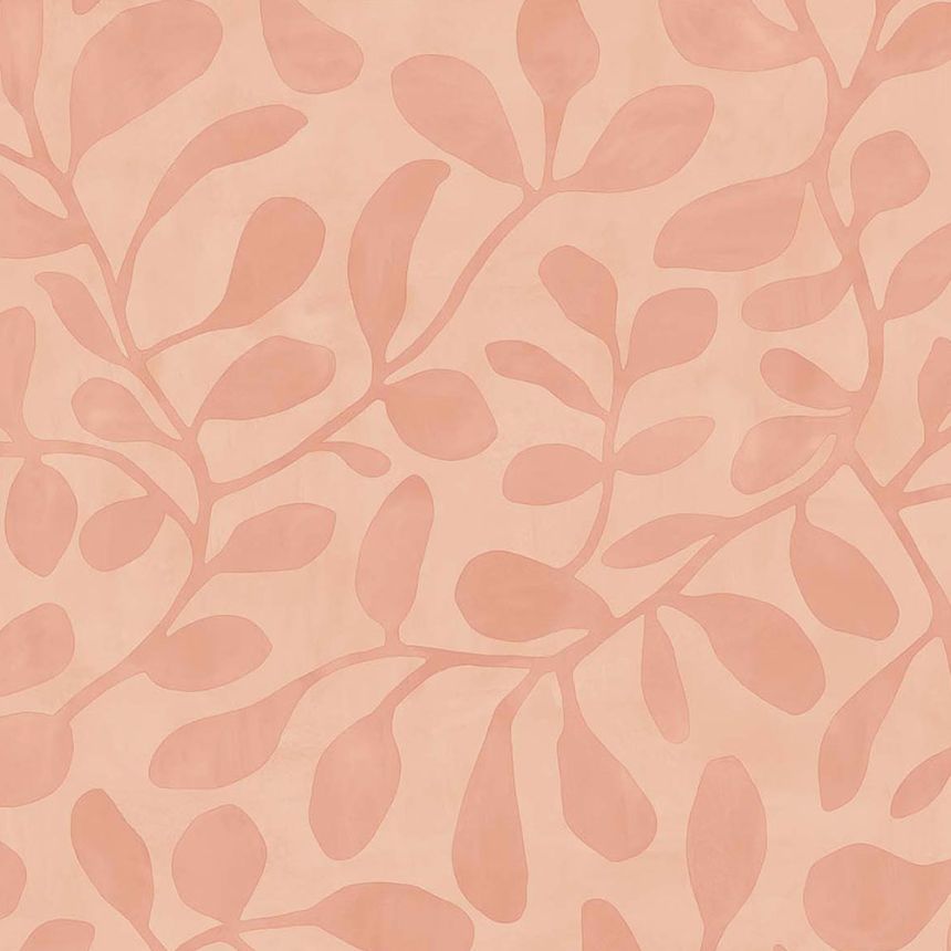 Pink wallpaper, plants, twigs, leaves 318032, Twist, Eijffinger