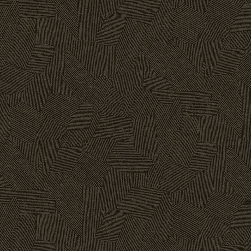 Brown wallpaper with graphic ethno pattern 318004, Twist, Eijffinger