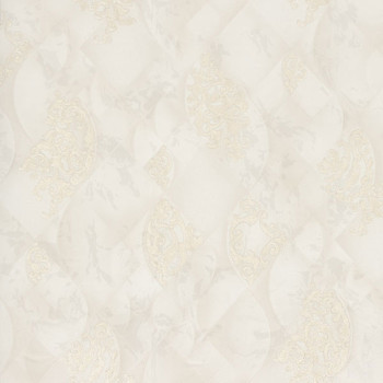 Luxury cream wallpaper with gold ornaments M31921, Magnifica Murella, Zambaiti Parati