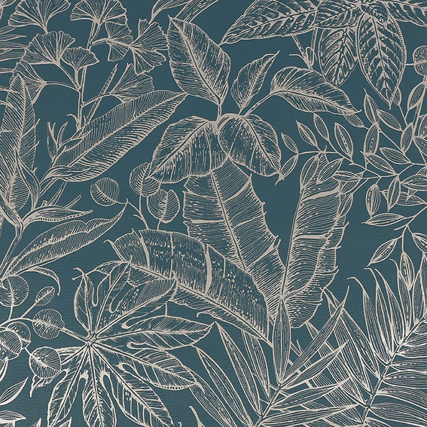 Luxury non-woven wallpaper leaves 115721, Opulence, Graham & Brown