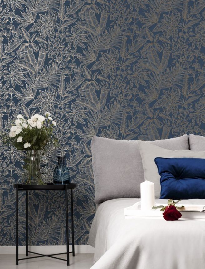 Luxury non-woven wallpaper leaves 115717, Opulence, Graham & Brown